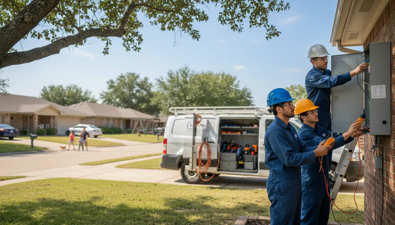 Certified electrician providing emergency electrical services in Plymouth, WI